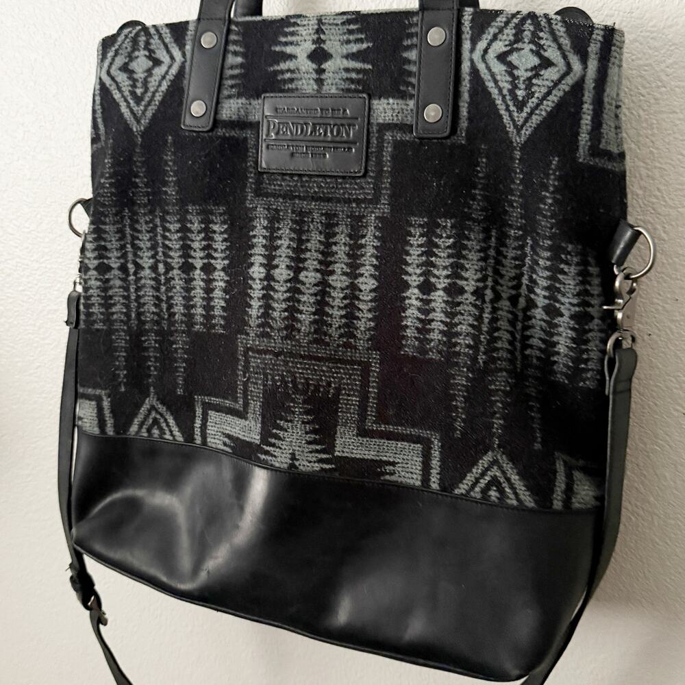 Pendleton | Long Tote Foldover Bag Crossbody Wool… - image 2